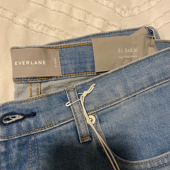 Everlane High Rise Skinny Ankle Jeans Size 31 - Picture 3 of 3